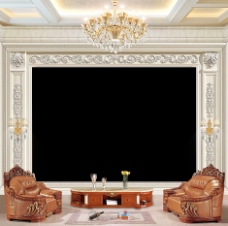 室内背景沙发背景墙效果图室内设计平面设计
