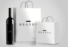 品牌包装品牌VI手提袋酒瓶包装设计效果下载