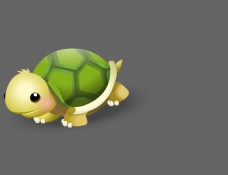 可爱小乌龟flash动画素材