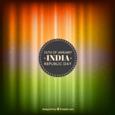 印度设计印度共和日梯度设计背景