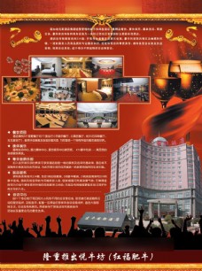 建平国际酒店宣传海报