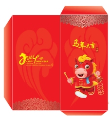 2014马年春节红包设计psd素材