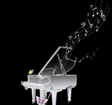 梦幻钢琴 优美钢琴音符图片