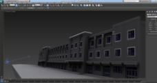 3D加油站北环加油站3D楼体三维模型文件图片