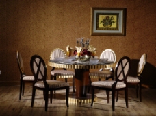 家具广告餐桌椅图片