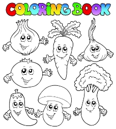 儿童卡通蔬菜漫画