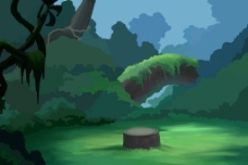 动画森林场景图片