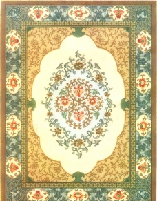 平面设计传统中式花卉地毯图片