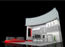展览设计科技楼展示展览3Dmax模型设计