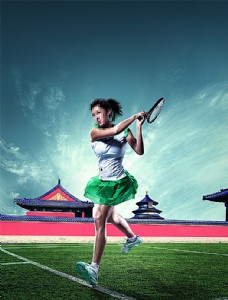 女子运动网球运动女子网球比赛图片