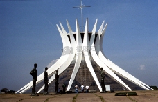 教会架构建设宗教建筑风格巴西利亚巴西