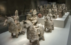 中华文化武士陶俑图片