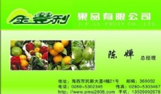 果品蔬菜名片模板CDR0013