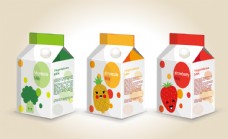 3D立体水果蔬菜饮料盒子包装