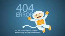 宇航员404错误页面