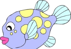 鱼海洋动物卡通动物日本矢量素材ai格式82
