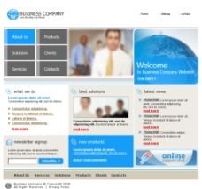 企业类国外企业站设计网站图片