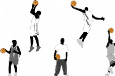 招生背景具代表性的篮球动作图片