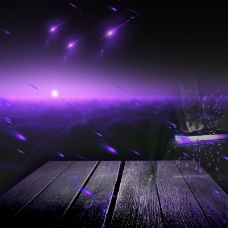 紫色梦幻模板