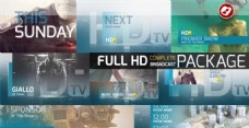 HD高清频道电视包装动画AE模板