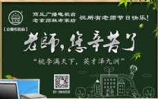 2015年教师节宣传海报微信活动海报