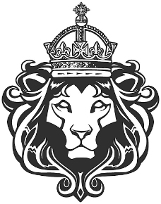 潮流素材皇冠狮子图案