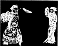 清代下版画装饰画中华图案五千年矢量AI格式1170