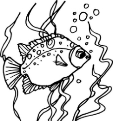 鱼水中动物矢量素材eps格式0062