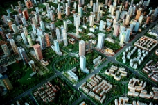 城市建设城市建筑设计沙盘