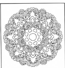 隋唐五代版画装饰画矢量AI格式1242