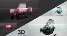 3D Logo演绎动画AE模板
