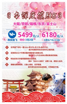 日本旅游宣传海报