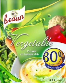 豌豆bioun果蔬食品包装PSD