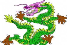龙纹吉祥图案中国传统图案0044