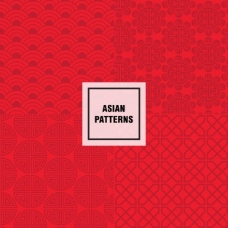 亚洲图案亚洲红图案设计