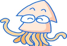 章鱼 海洋动物 卡通动物 日本矢量素材 ai格式_29