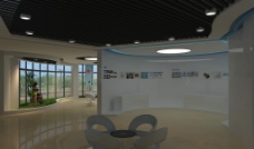 企业展厅设计效果图图片