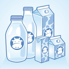 其他生物卡通牛奶容器