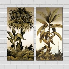 植物椰树壁画