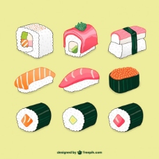 包寿司的插图
