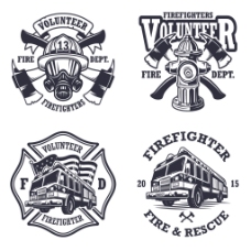 消防救火队徽章