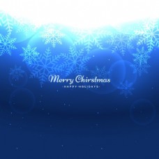 深蓝色的圣诞背景，背景虚化的风格