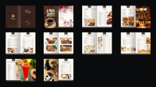 矢量菜谱西餐厅菜谱菜单设计矢量素材