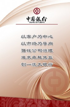 金融文化中国银行宣传广告图片