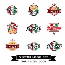 促销广告披萨标志图片