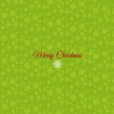 绿色雪花圣诞背景矢量素材