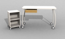 3D家电模型电脑桌3d模型家具图片