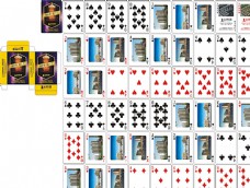 PPT模版扑克牌设计图片