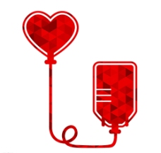 创意画册献血标志图片