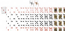名片AI高清扑克矢量图全套图片